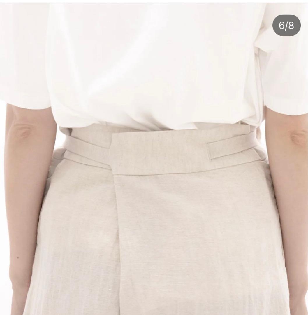 yaeca リネン リボン　キュロット (unisex)