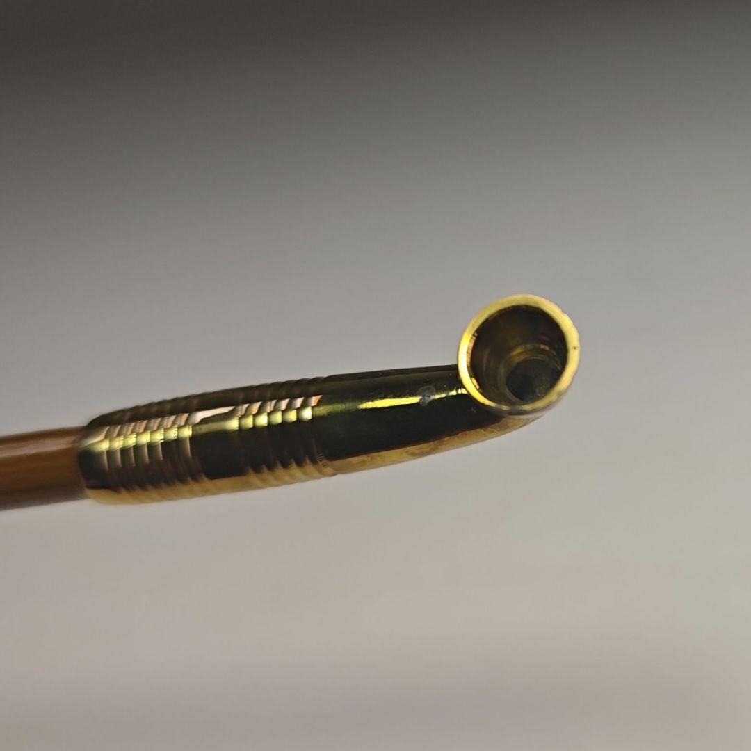 ウ307 煙管『金工師 木村清斎作』『吸江斎好 煙管 キセル 真鍮製 共箱