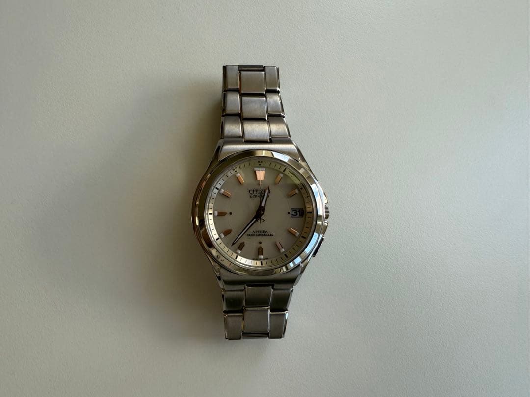 【シチズン】ATTESA エコドライブ ソーラー電波 H110-T110331