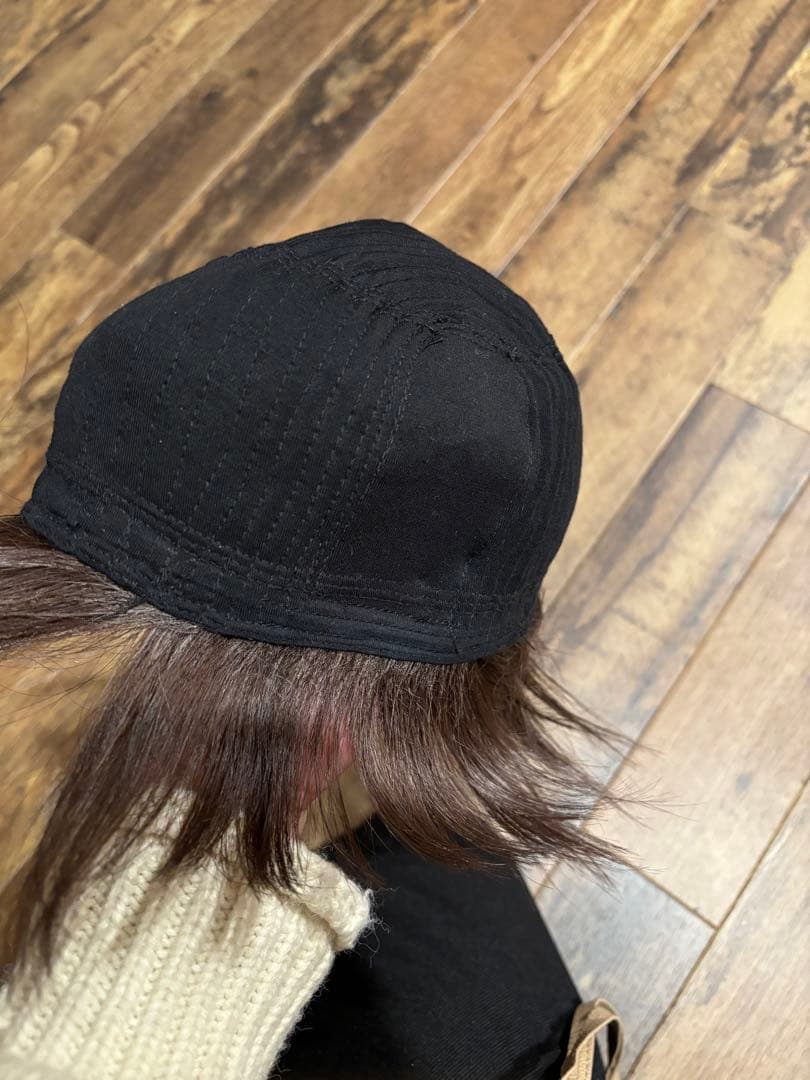 医療用ウィッグ　人毛ミックス　ココアブラウン ショート　ボブ　ウィッグ