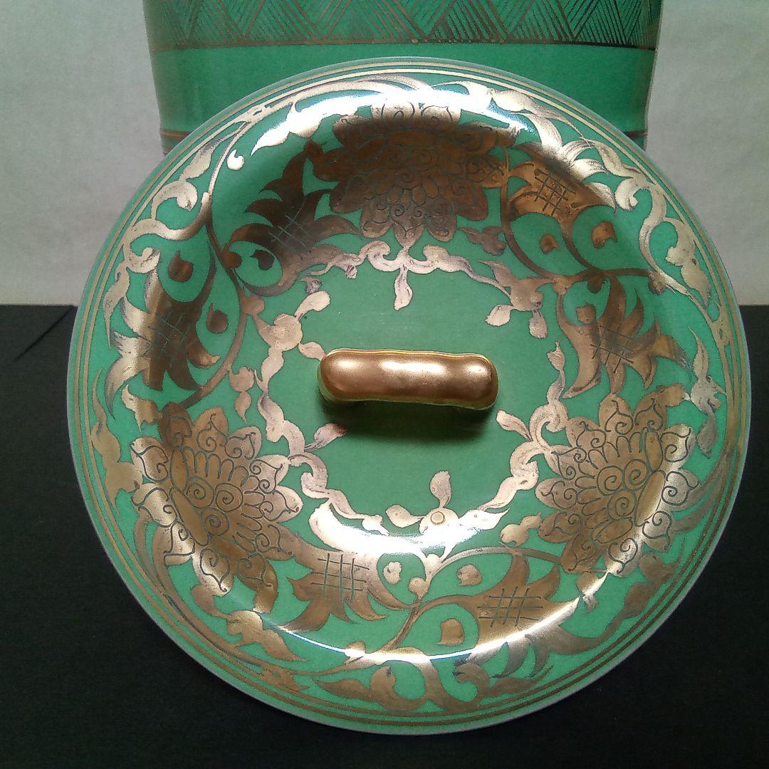 皆具 緑地金襴手 祥堂