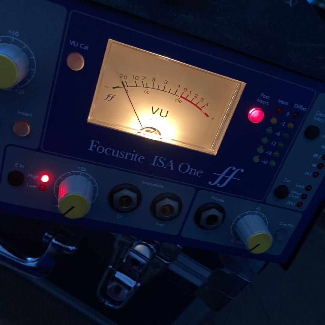 通電OK ハードケース付 Focusrite ISA One マイクプリアンプ