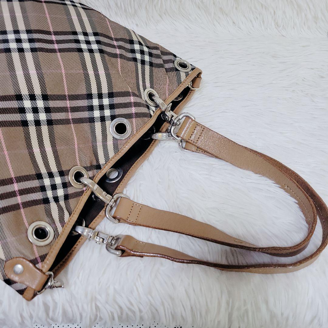 リバーシブル✨バーバリー 6way ノバチェック トートバッグ ショルダーバッグ