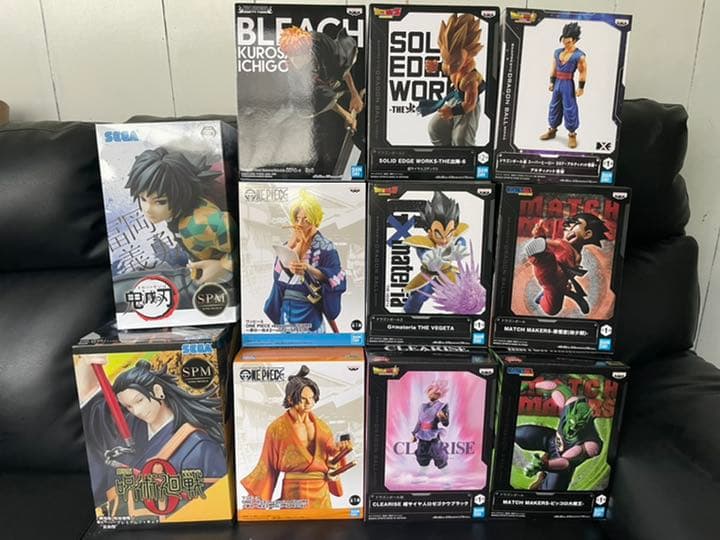 プライズフィギュアまとめ売りワンピース鬼滅の刃ドラゴンボールBLEACH