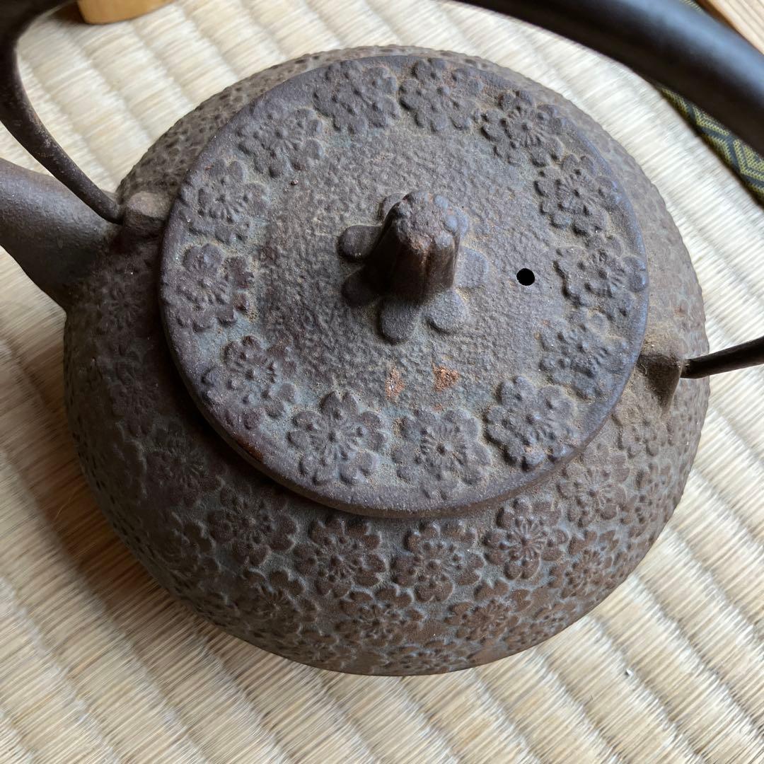 鉄瓶 急須 茶器 日本茶 茶道 桜