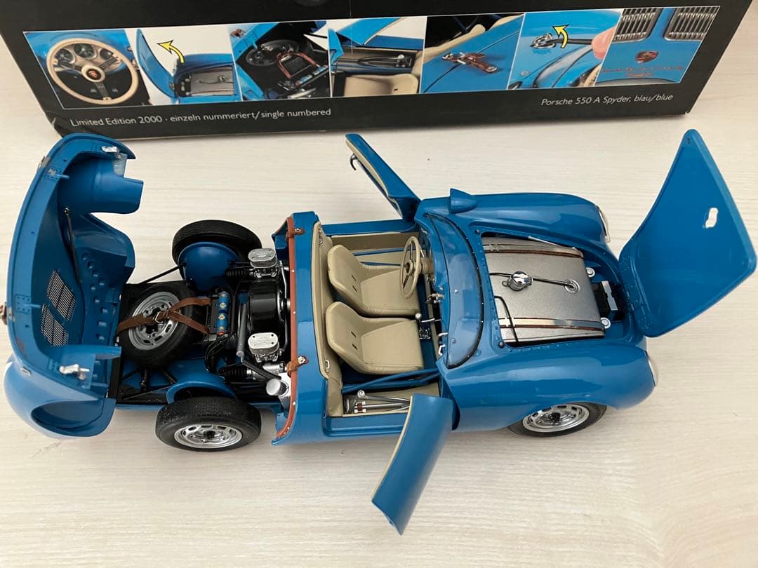 1/18 Schuco ポルシェ 550A スパイダー