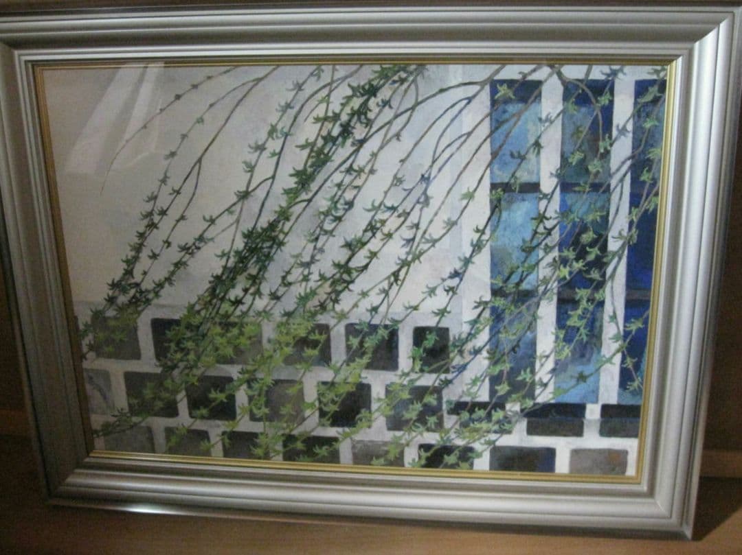 絵画　日本画　松本榮　倉敷の春