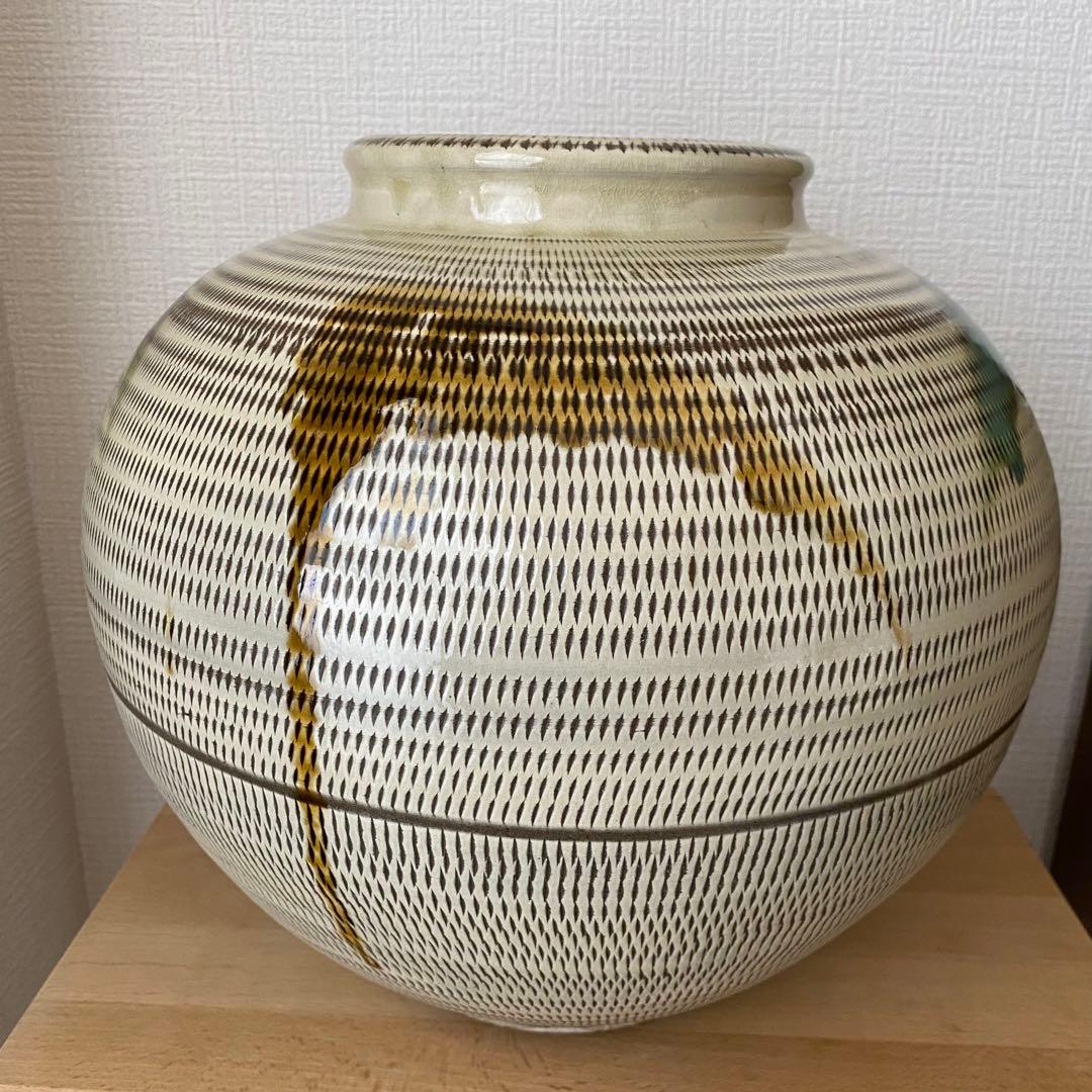 ⚫︎小石原焼　花瓶　工芸品　　　　　　　　リS