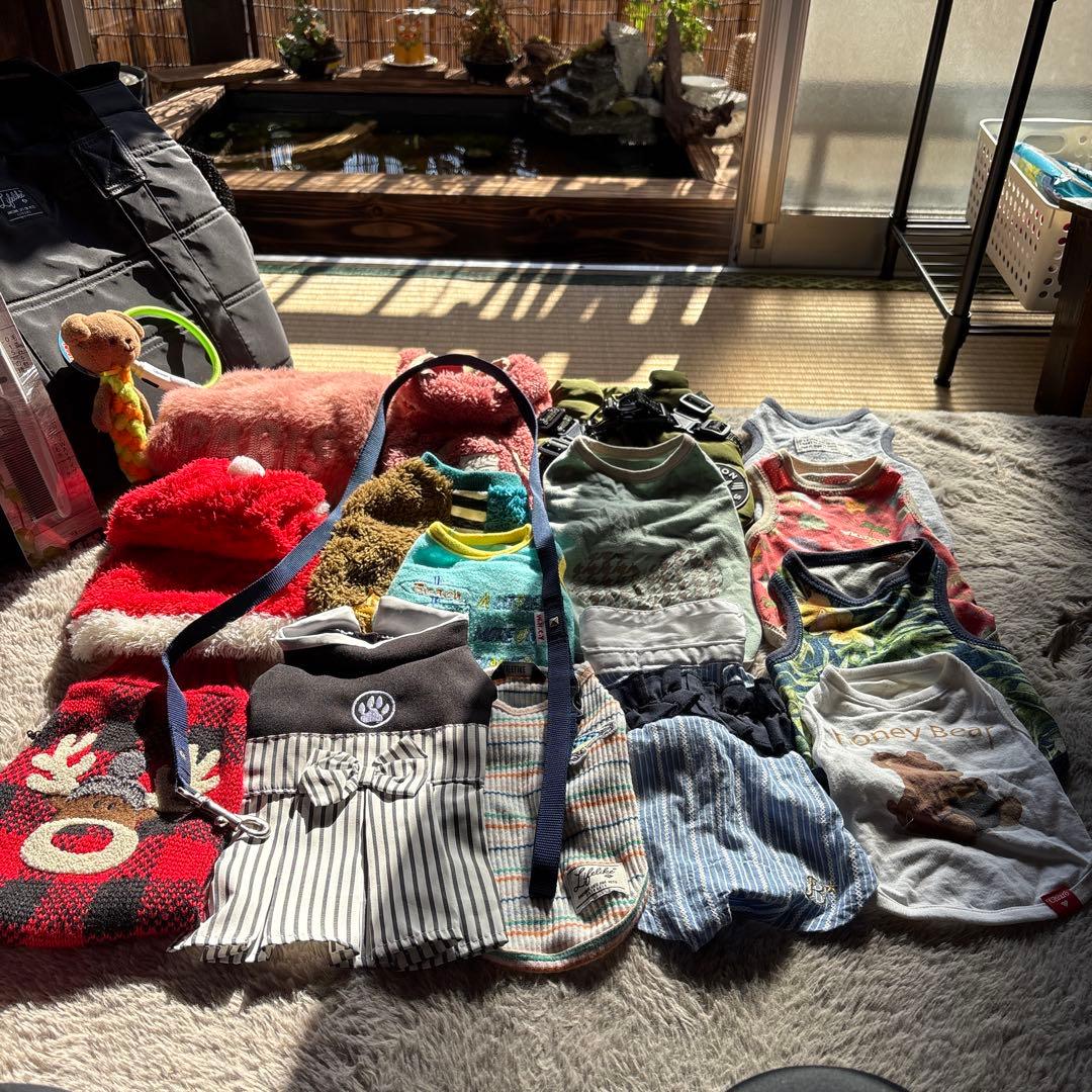 ペット服いぬsssからssおまとめ20点（カバン、リード、光首輪