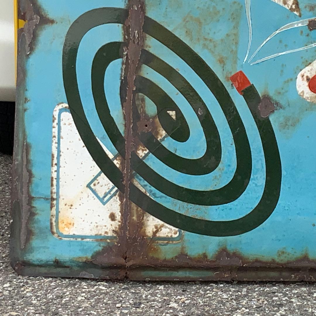 2063大型琺瑯看板【mh7ページ♪】【金鳥&キンチョール】ホーロー看板