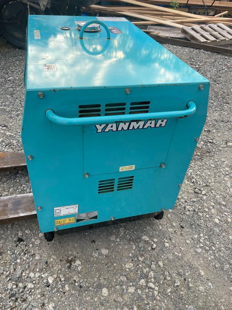 ヤンマー ディーゼル 200V 発電機 実働10H YDG600TS-6E