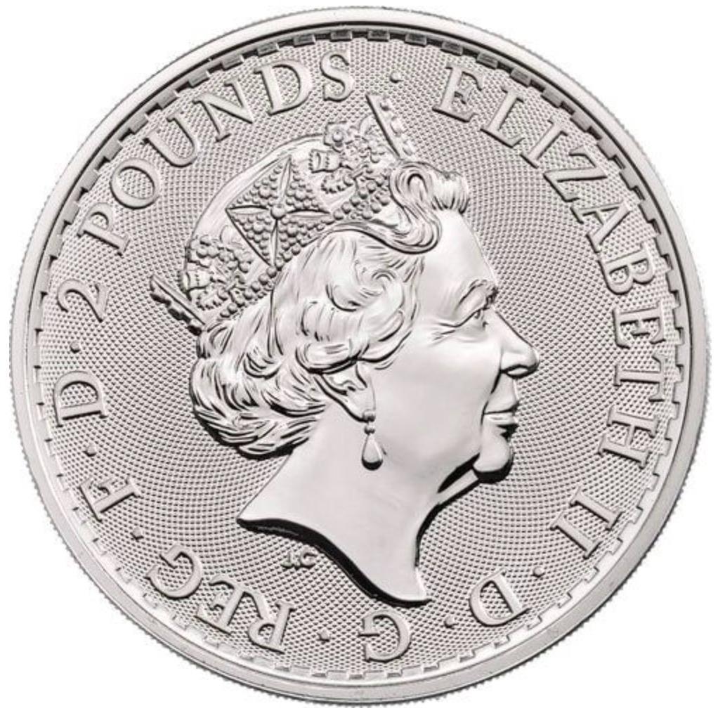 20021年 1oz シルバー ブリタニア コイン イギリス