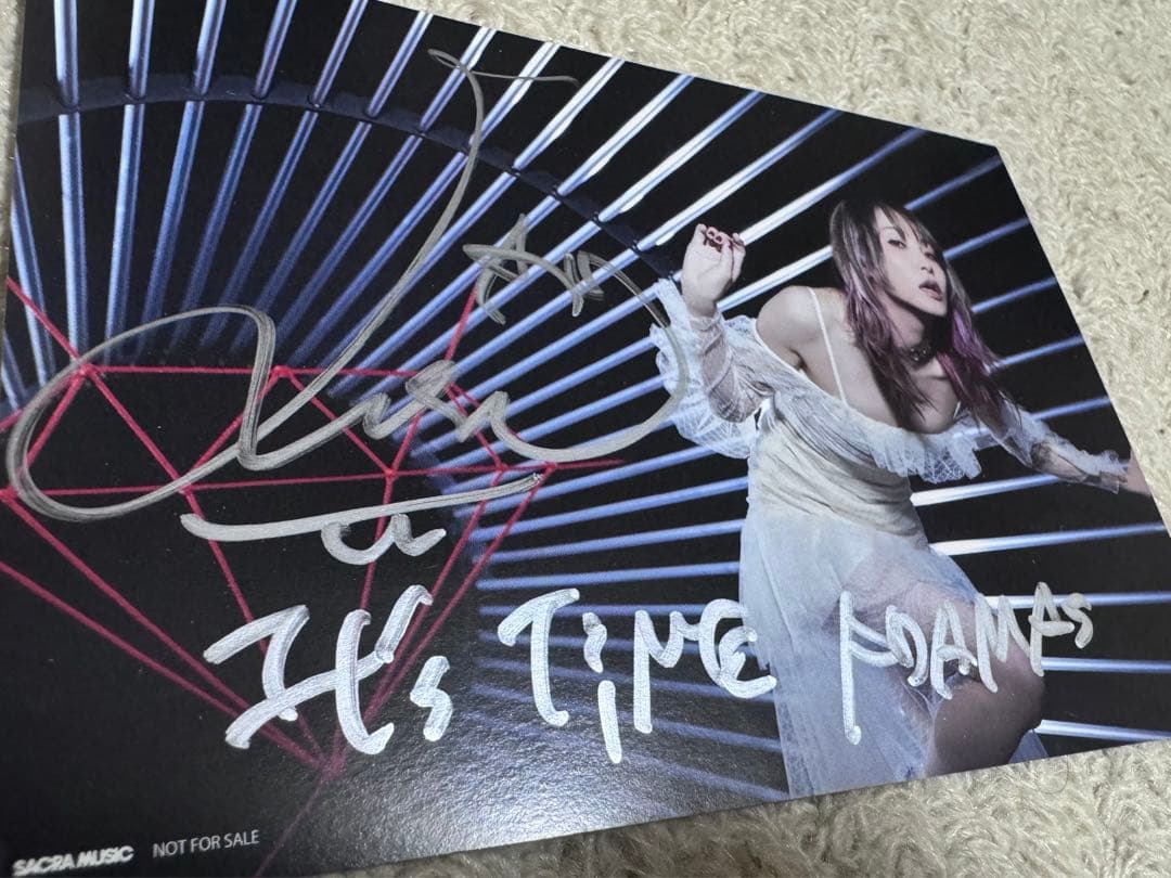 買取】LiSA(リサ) その他 直筆サイン入り ポストカード best day,best