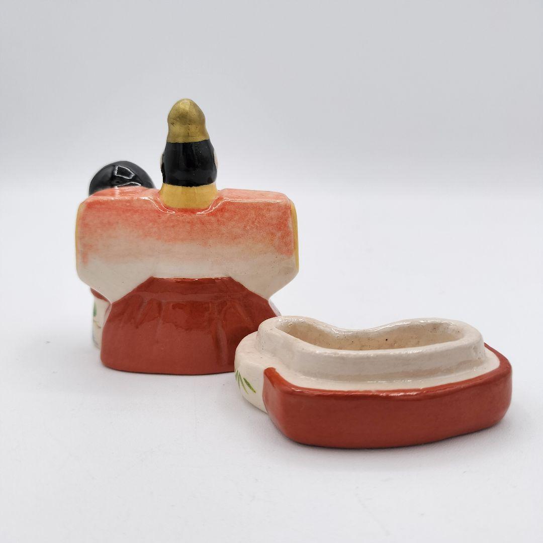 609 ひな 香合 桂楽 茶道具 小物入れ 古物 茶道 雛様 お雛様 工芸品