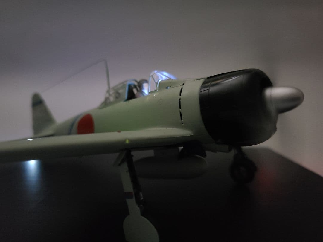 零式艦上戦闘機21型 リアルモーターライズ完成品 タミヤ1/48