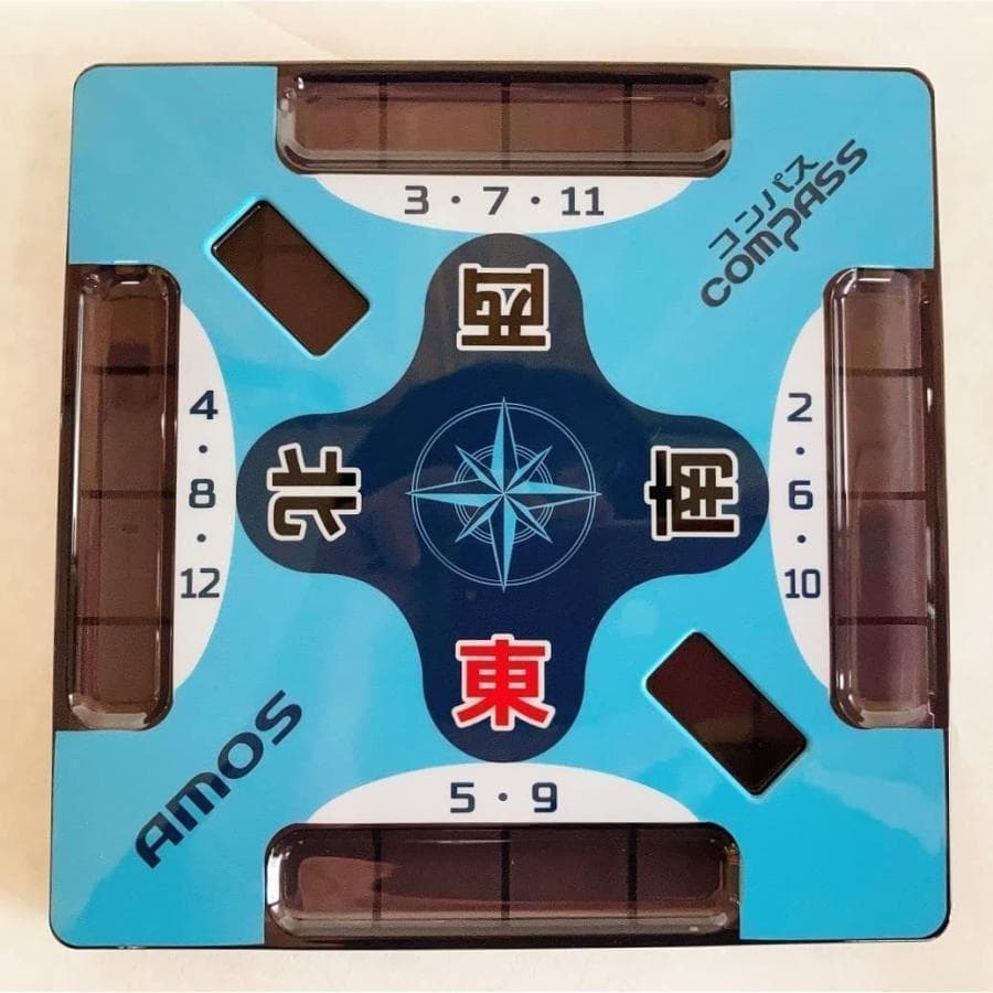 新品（特大サイコロ16mm付）麻雀牌・マットのセット・コンパス・ハヤハヤ付