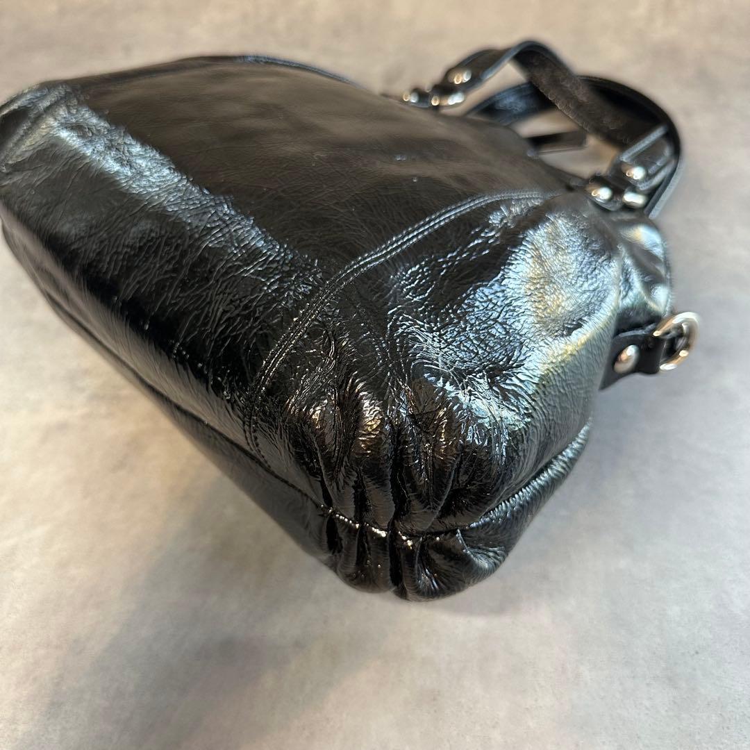 バッグ Y2K COACH POPPY Patent leather handbag