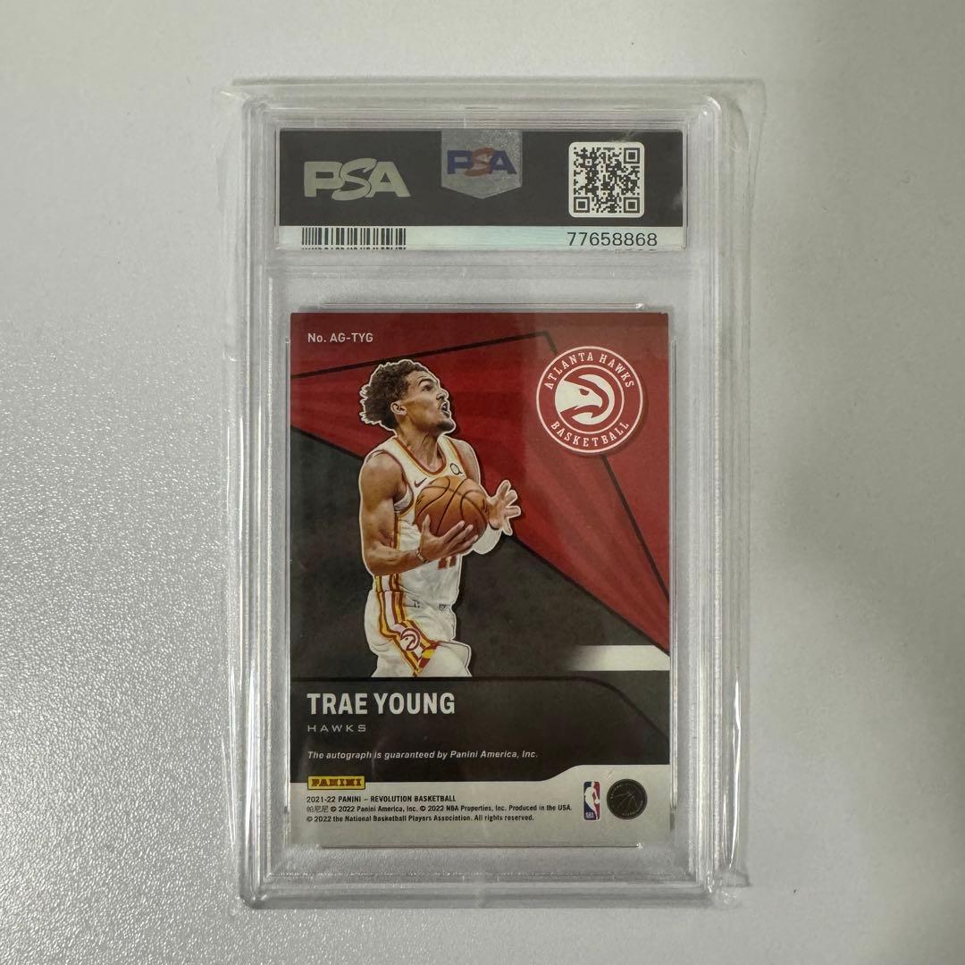 トレイヤング 直筆サイン オート panini Revolution PSA8 - メルカリ