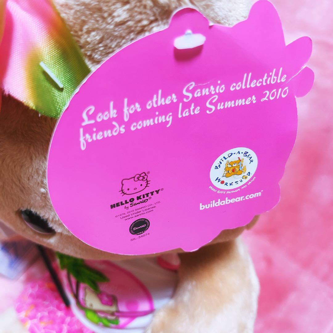 希少レア　ハローキティ　ビルドアベア　ぬいぐるみ　日焼けキティ　ハワイ　サンリオ