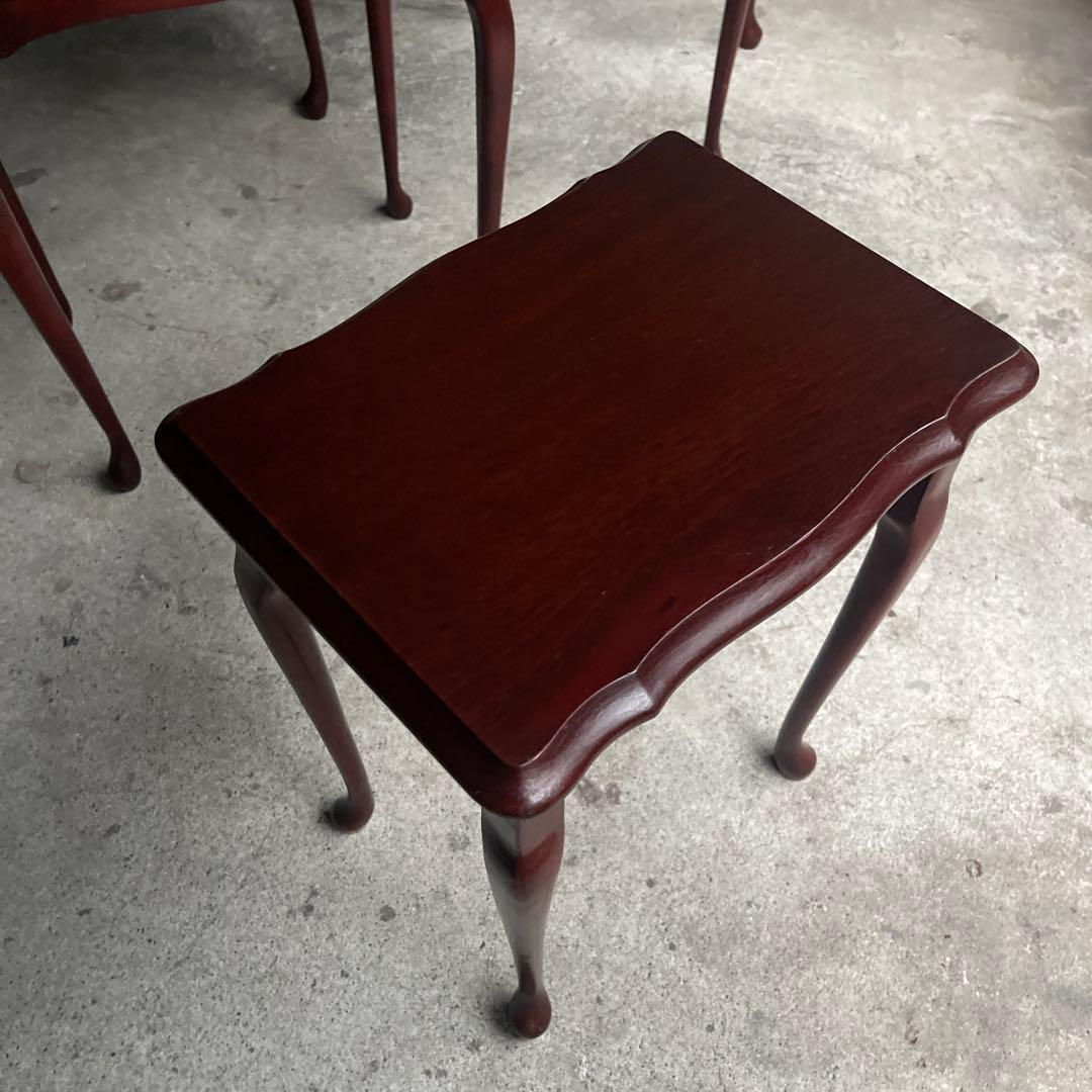 英国クラシック 猫脚 ネストテーブル オールドヴィンテージ 英国