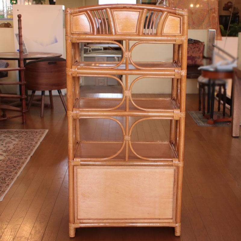ラタン製ラック オープンラック 籐家具 棚 ナチュラル 214-1333 - メルカリ