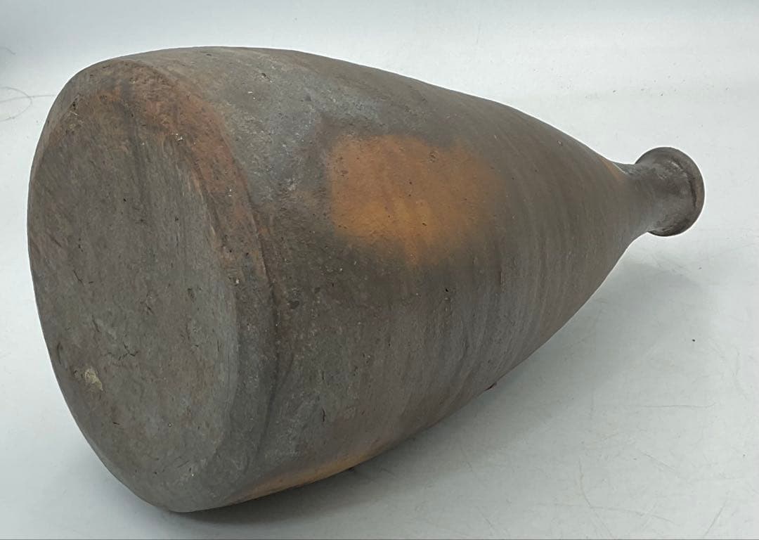 10】◇江戸時代初期 古備前焼舟徳利 桐保存箱◇