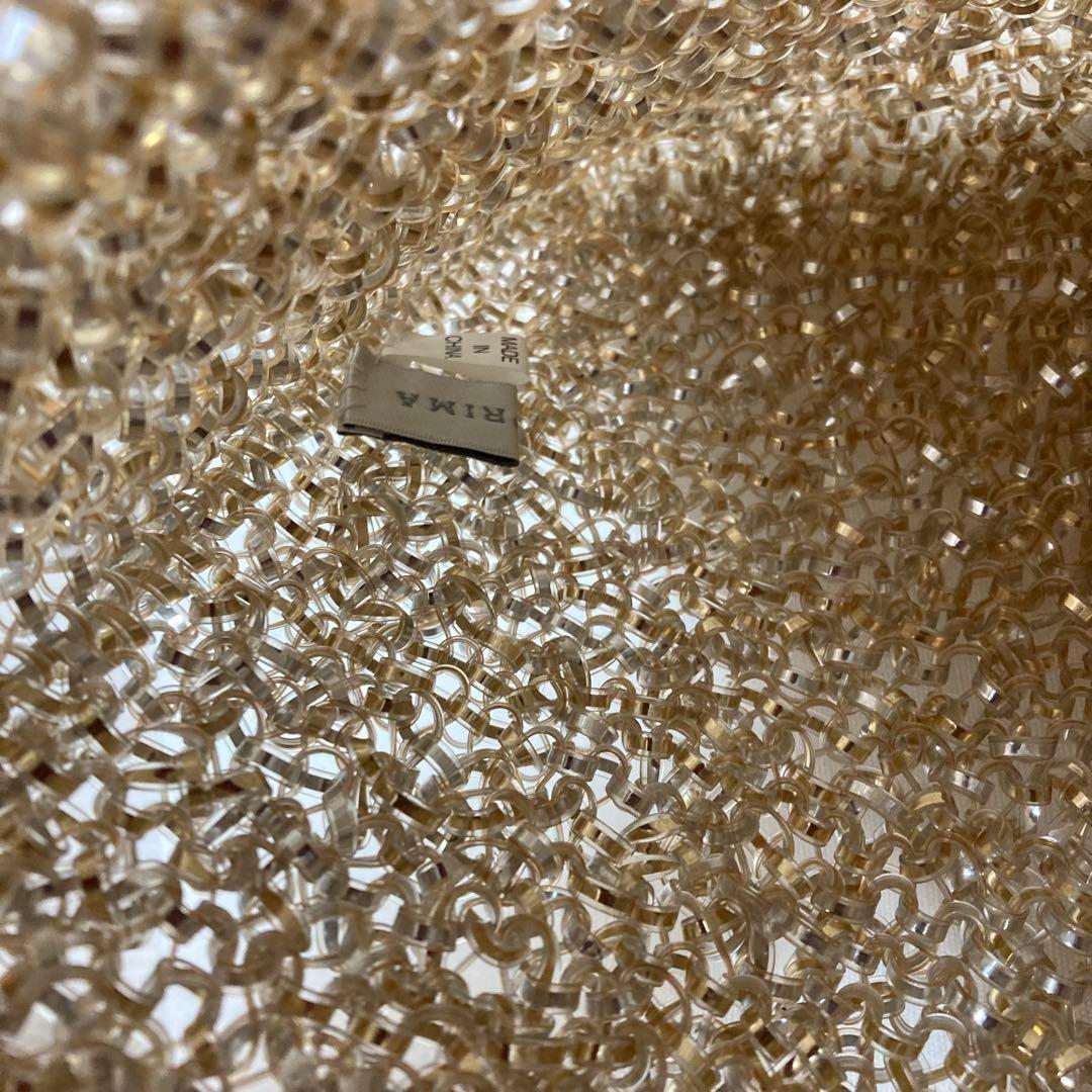 【美品】アンテプリマ　パーティーバッグ　ワイヤー　ハンド　ゴールド　ギャランティ