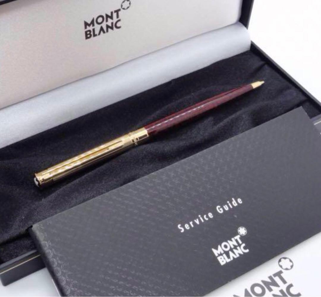 モンブラン ☆未使用に近い金運強運ナポレオン愛用のレッドメノウ