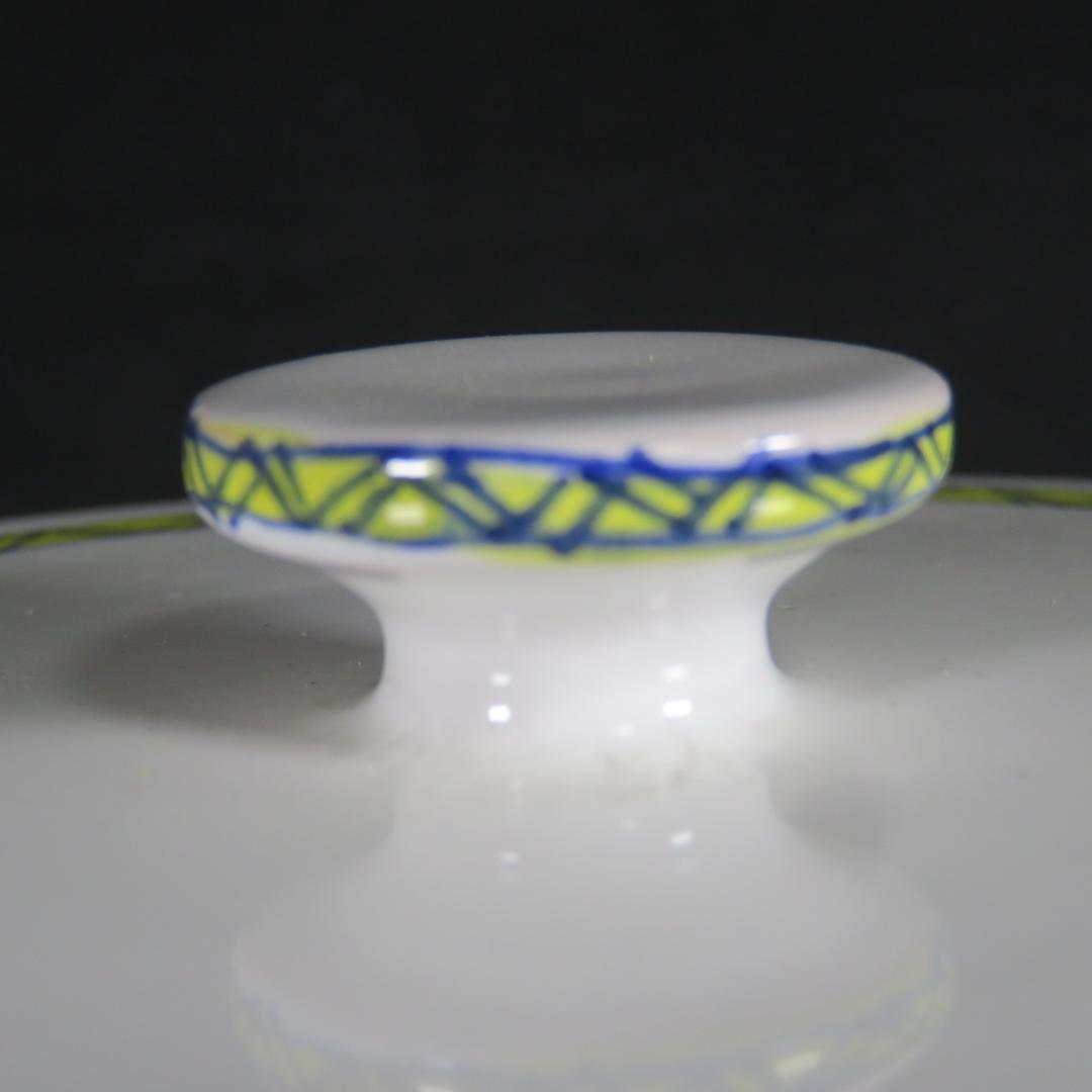 水指 水差し 茶道具 イタリア ファエンツァ 木箱 変わり種 夏 陶器