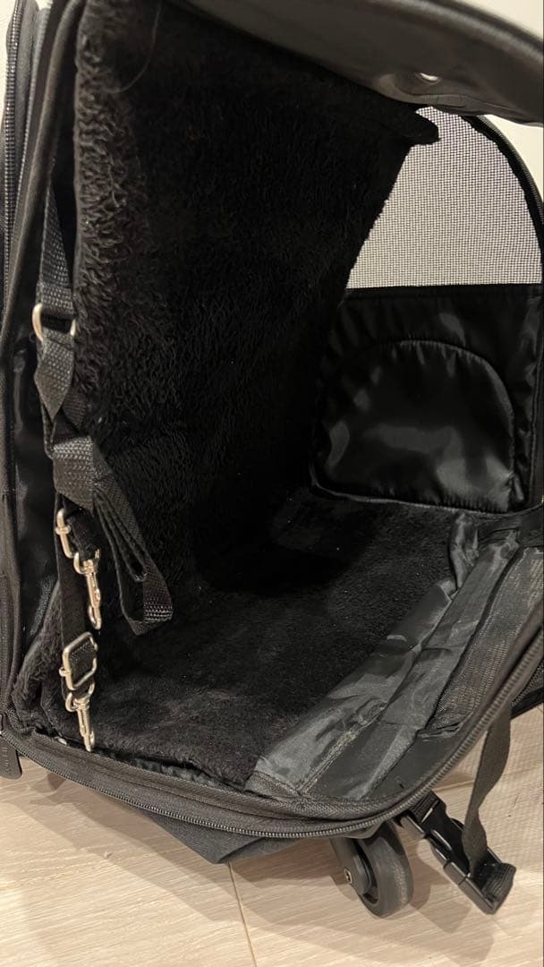 AIRBUGGY製 ブラック 中〜小型犬用 ペットキャリー