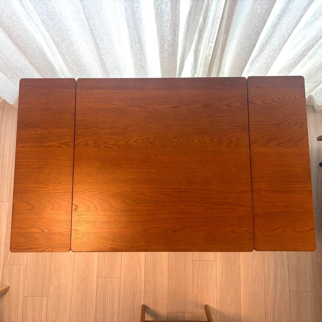 unico トリト TRITO ダイニングテーブル 伸長式 ウォールナット