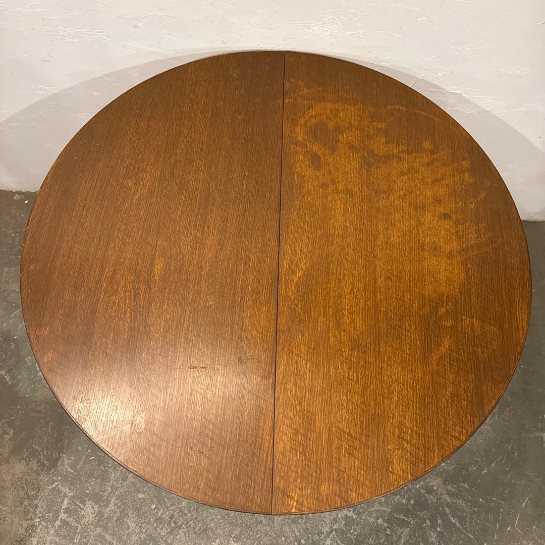 ヴィンテージ　ラウンドテーブル　ダイニングテーブル