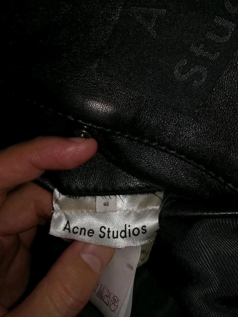 Acne Studios 襟ボア ライダースジャケット ロンハーマン購入