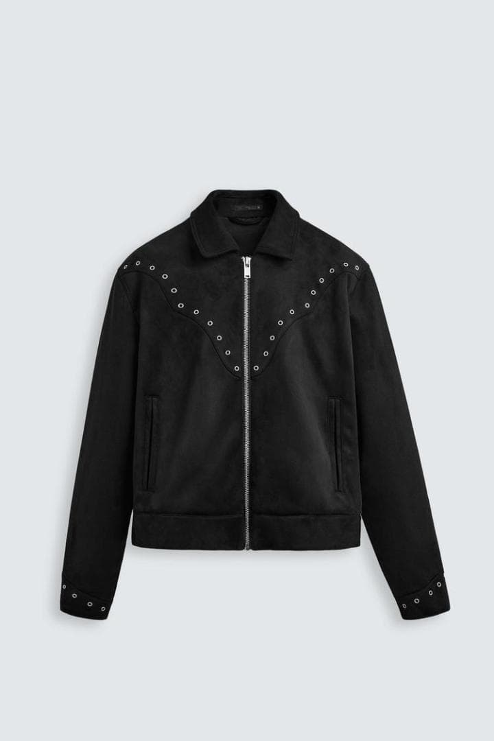 ZARA ザラ フェイクスエードジャケット L