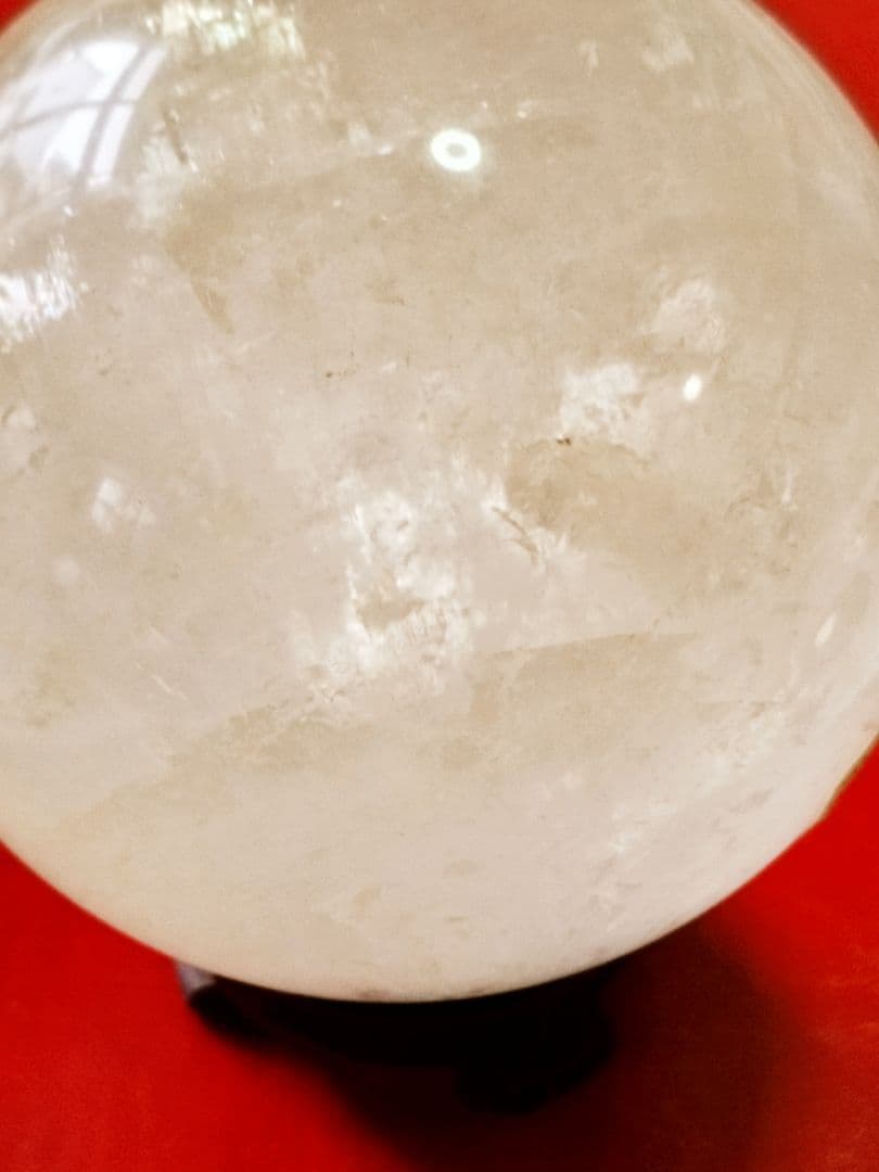 天然石 水晶です。大玉 8cm 重さ 787gです。すべてを清める万能