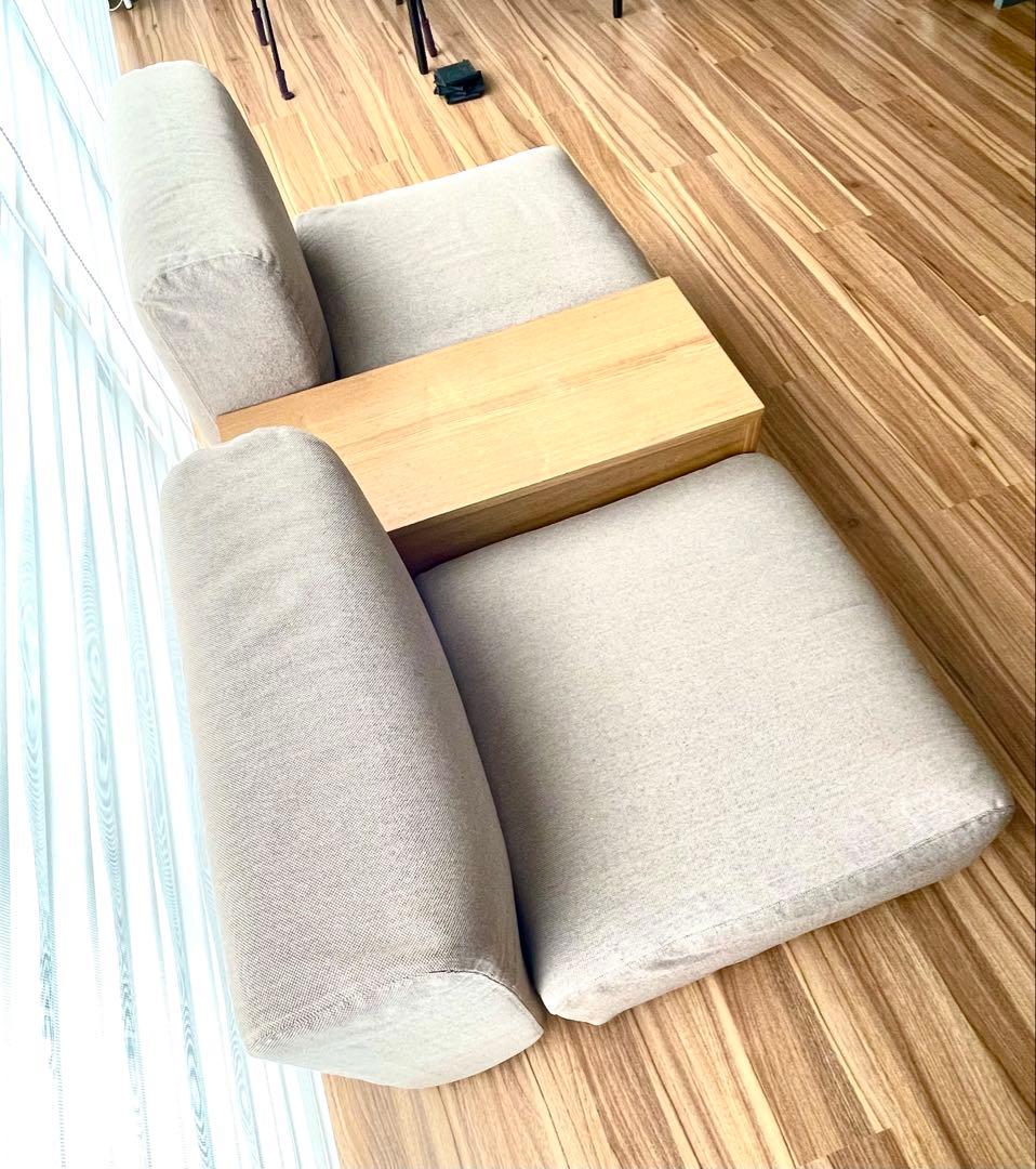 【送料込】 無印良品 ユニットソファセット 2点セット