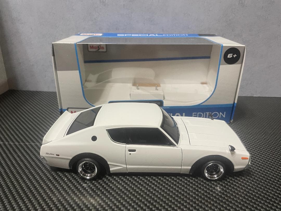 Maisto 1/24 日産 ケンメリ GT-R カスタム改 ワタナベ ガンメタ