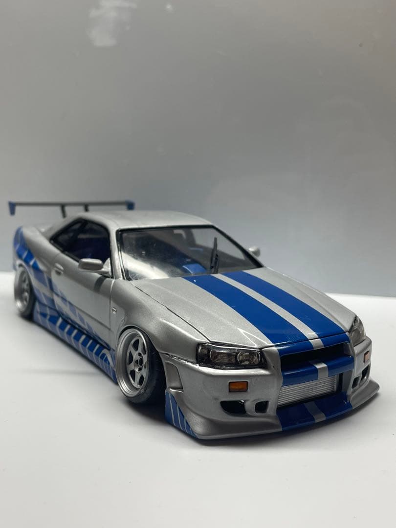 アオシマ スカイライン GT-Rワイルドスピード ブライアン仕様