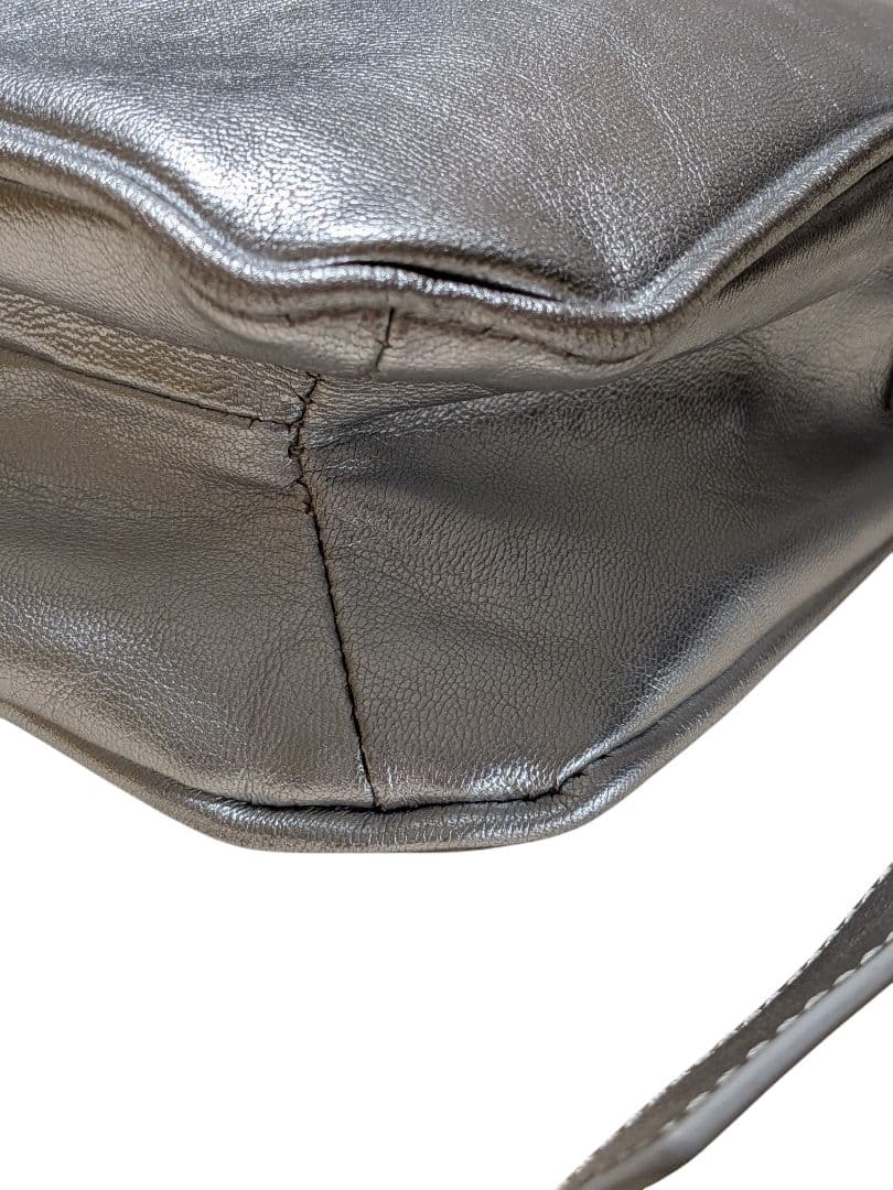 美品✨ear PAPILLONNER　ミニスワローマチショルダーバッグ　シルバー