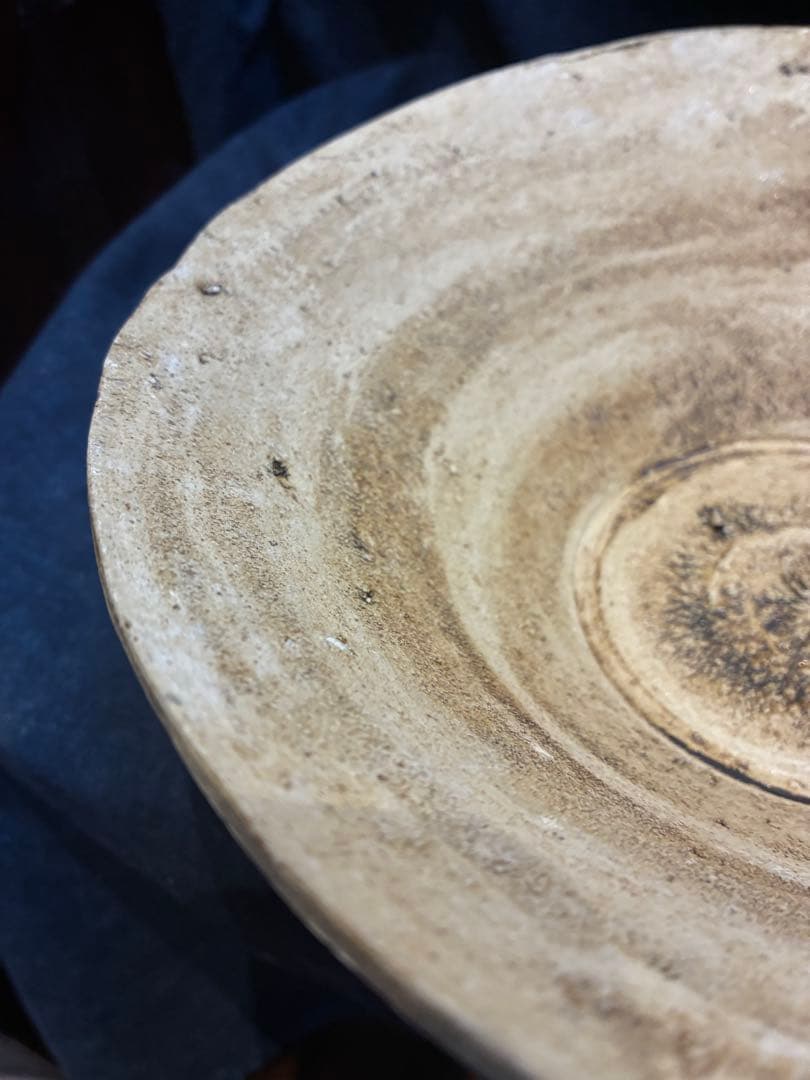 鳥取民藝　山本教行　大鉢　直径24センチ　岩井窯
