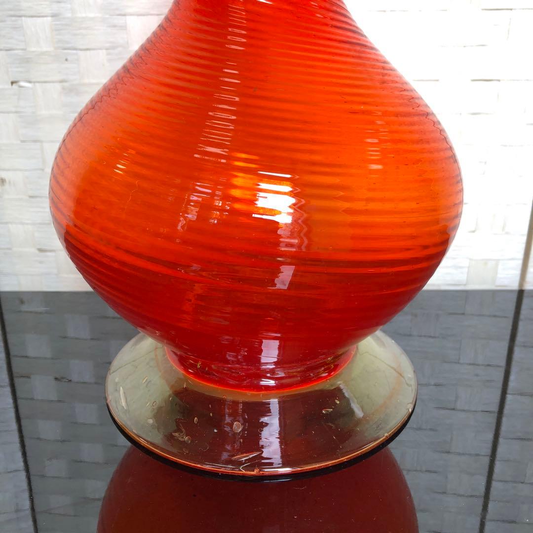 た60○豪華❗️高63cmツイスト 琉球ガラス花瓶の通販はau PAY