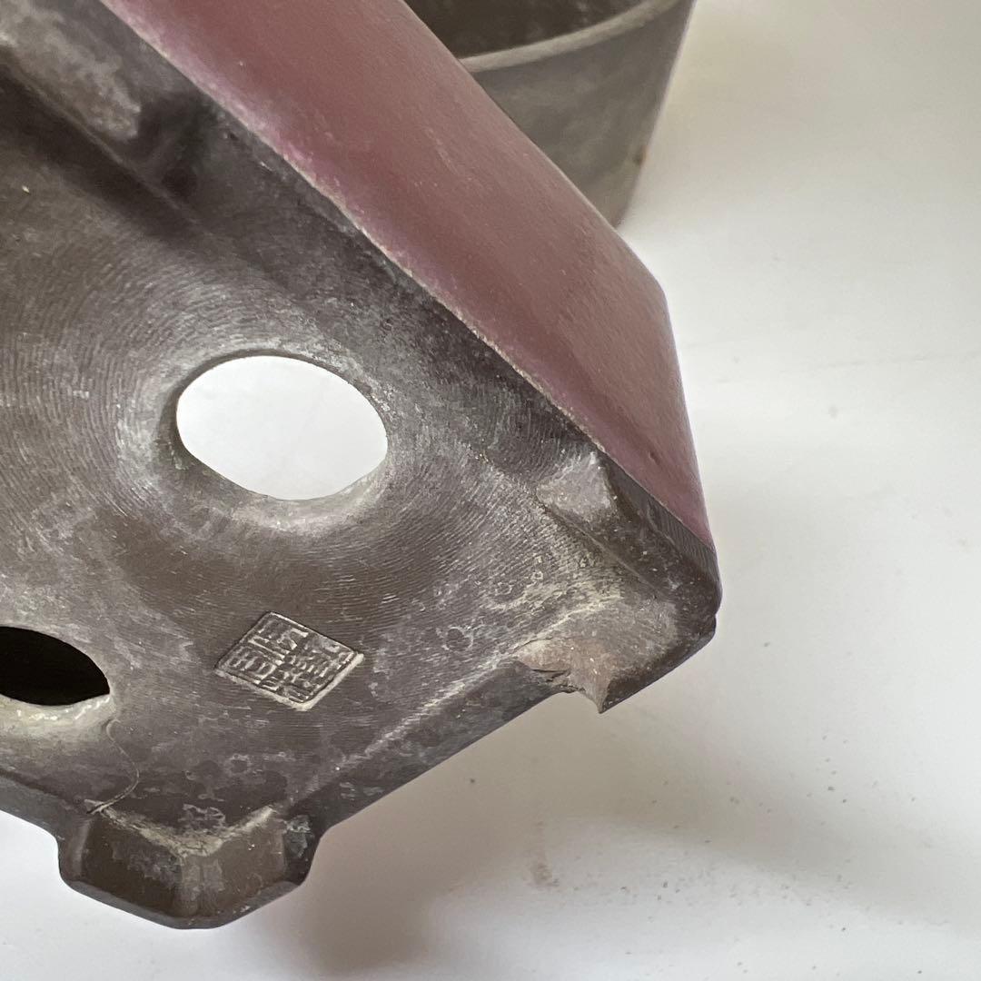 中国美術　在銘植木鉢　幅約7.5~18㎝　東Y7-1104⑤タトヒサ