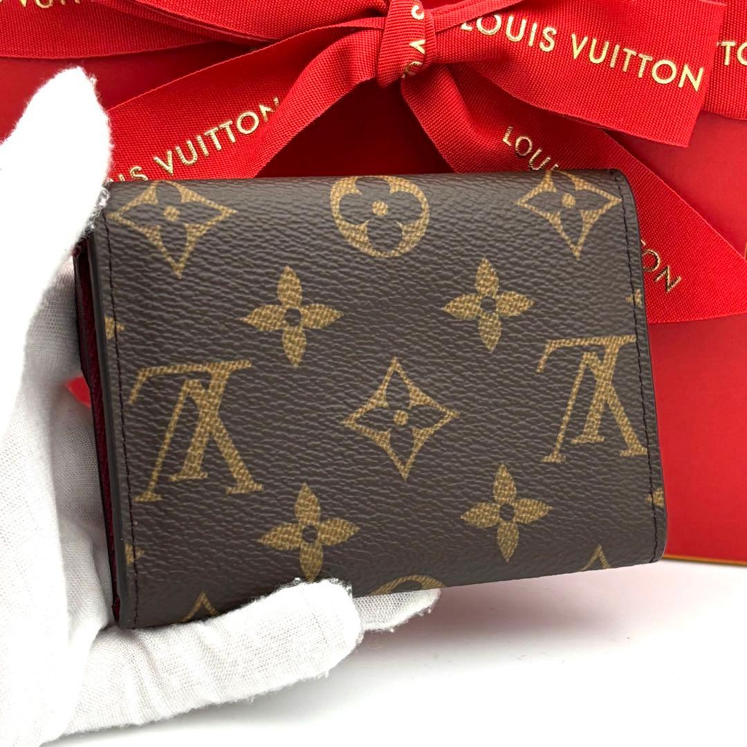 ☆極美品☆新型☆ルイヴィトン ケース 財布 モノグラム ポルトモネロザリ