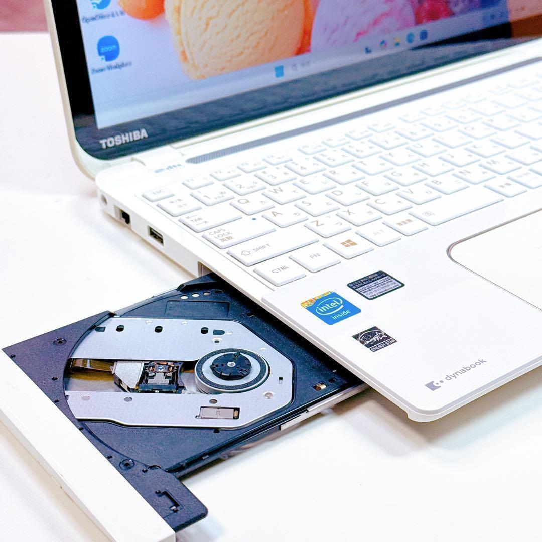 新品SSDで爆速✨windows11 ノートパソコン✨オフィス カメラ ホワイト