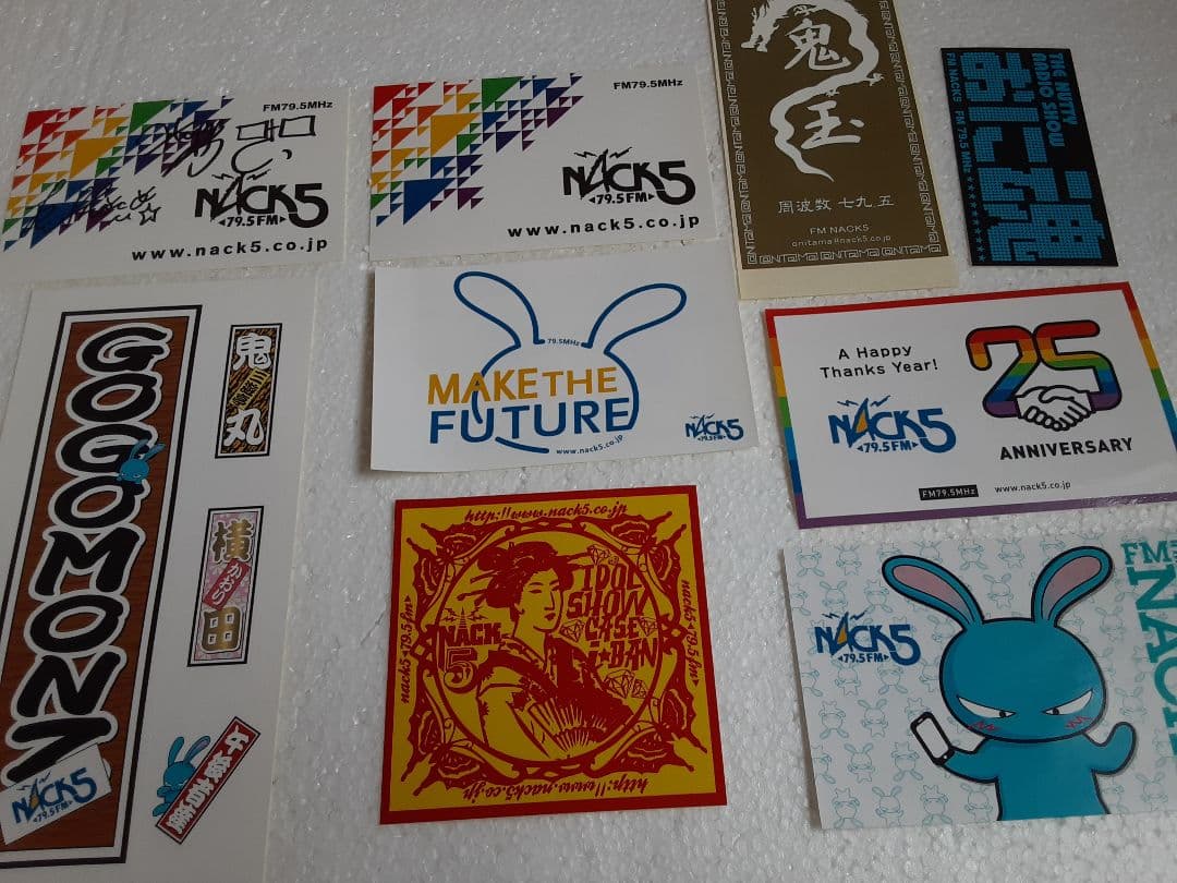 NACK5 The FM NACK5 ステッカーセット(鬼玉、おに魂など) Nutty Radio