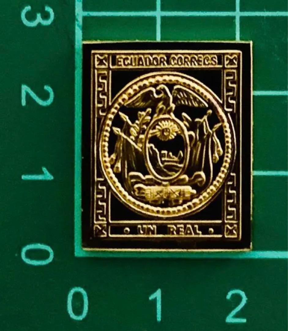 フランクリンミント 切手レプリカ 世界の国々の最初の切手 エクアドル