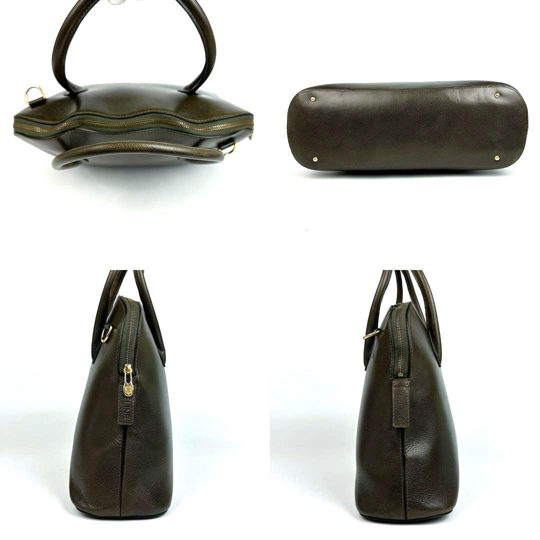 リスケセリーヌ ハンドバッグ 2way トリオンフ ロゴ型押しゴールド金具