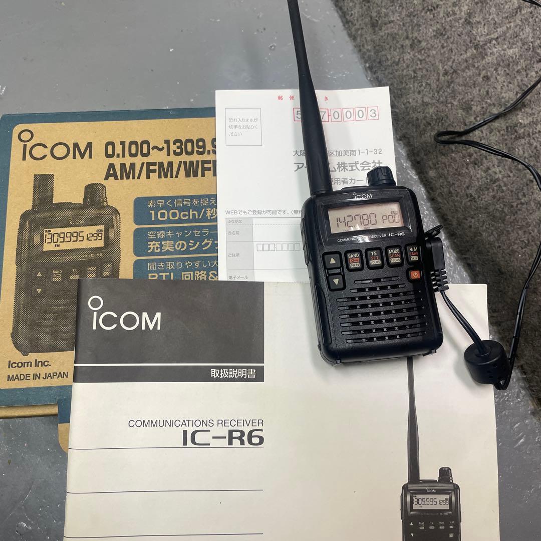 ICOM IC-R6 受信機 アイコム レシーバー - メルカリ