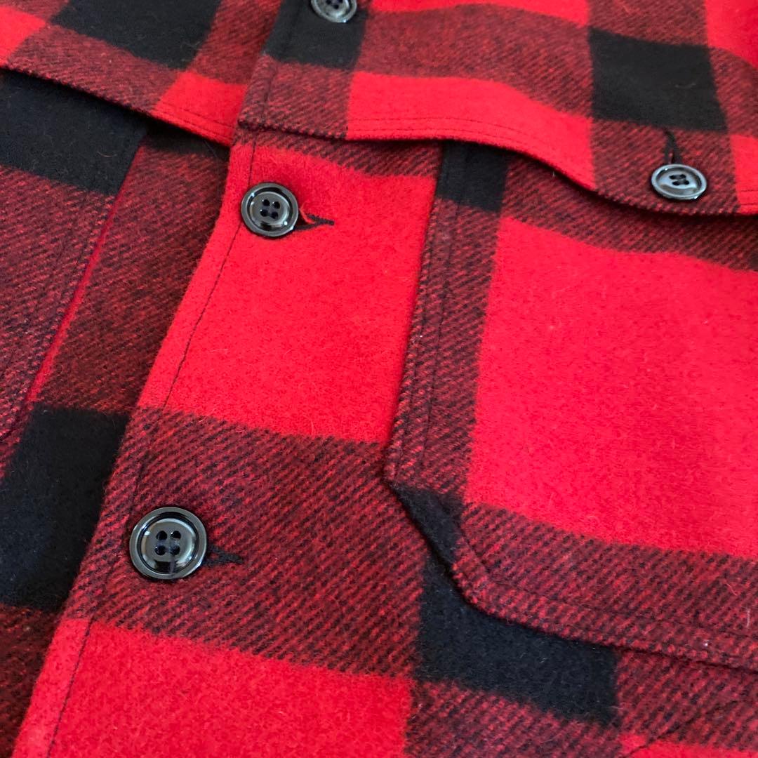 s*7様 BEMIDJI ダブルマッキーノウール チェックジャケット 42