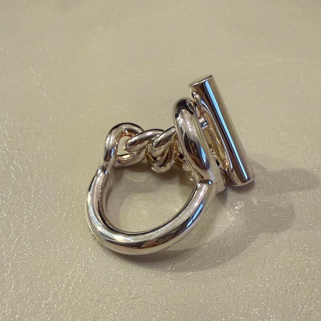 【美品】エルメス HERMES クロワゼット 52 リング 指輪 ブランド